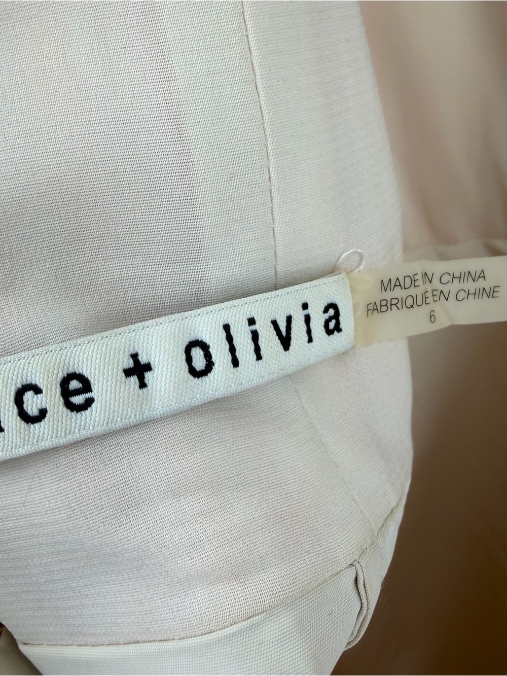 Alice + Olivia Pacey Lantern Dress Size 6 Pink Orange Wedding Guest Cocktail - Picture 5 of 8